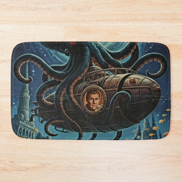 Item preview, Into the Depths – Reimagined 20,000 Leagues Under the Sea Movie Poster designed and sold by Art's Diner.