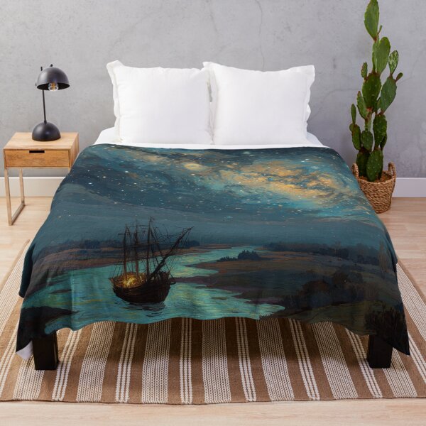 Item preview, Ship Sailing on a River of Stars designed and sold by Rtymer.