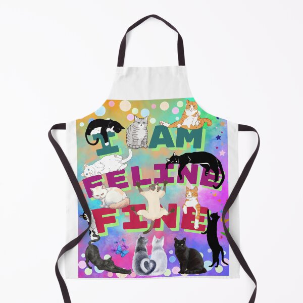 Item preview, I am feline fine. For cat lover designed and sold by HowAboutTee.