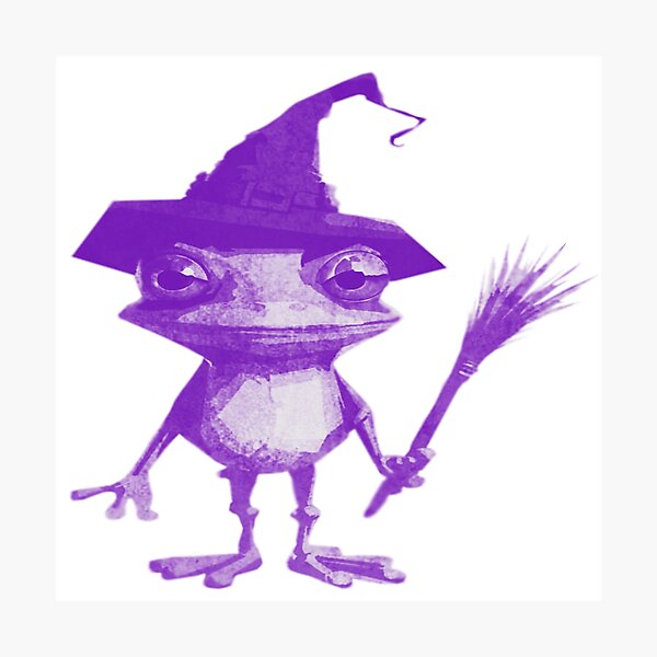Artikelvorschau, Hexenfrosch entworfen und verkauft von kinpirks.