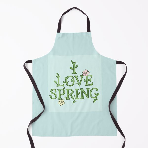 Item preview, I Love Spring – Floral Sprout Lettering designed and sold by GeoWild Designs.