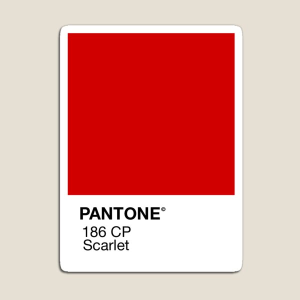 Item preview, Scarlet Pantone Swatch designed and sold by krakhay.