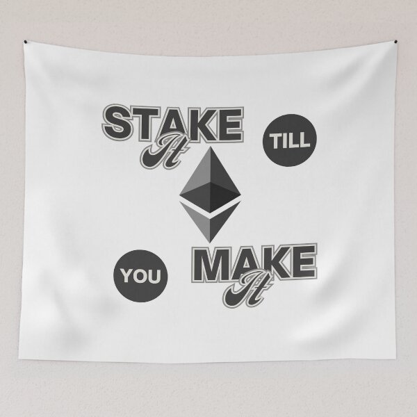 Item preview, Stake It Till You Make It™ Ethereum Crypto Hustle designed and sold by Compound Money.