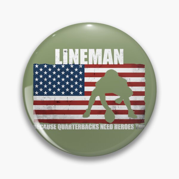 Item preview, Football Lineman Because Quarterbacks need Heroes too 		 designed and sold by coneblxoms46.