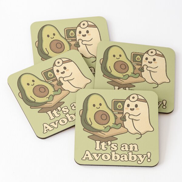Item preview, OB-GYN Ghost Avocado Mom Ultrasound – Halloween Pregnancy designed and sold by Meandmyshop.