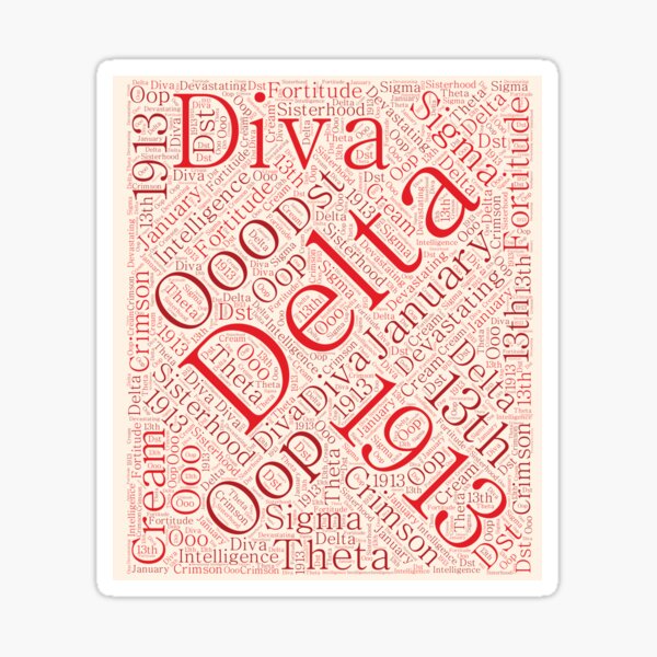 Item preview, Delta Diva Word Art designed and sold by A O.