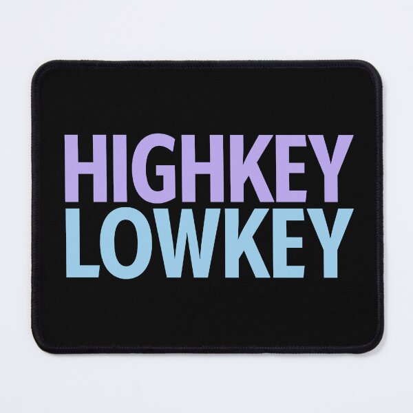 Item preview, Highkey Lowkey in Pastel Blue and Purple designed and sold by Memes N Lore .