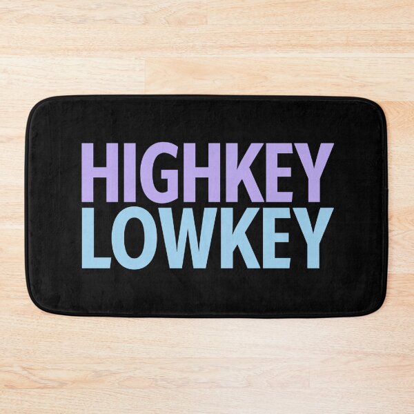 Item preview, Highkey Lowkey in Pastel Blue and Purple designed and sold by Memes N Lore .