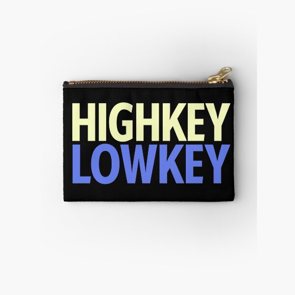 Item preview, Highkey Lowkey in Blue and Yellow designed and sold by Memes N Lore .