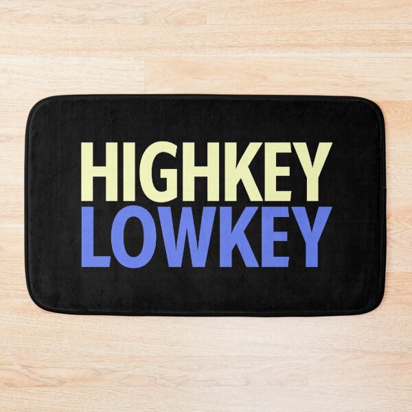 Item preview, Highkey Lowkey in Blue and Yellow designed and sold by Memes N Lore .