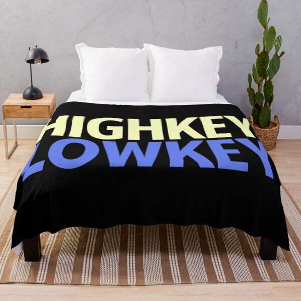 Item preview, Highkey Lowkey in Blue and Yellow designed and sold by Memes N Lore .