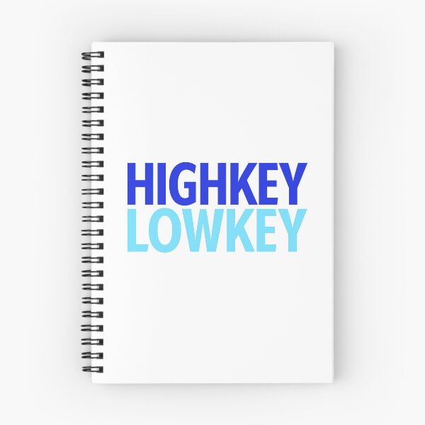 Item preview, Highkey Lowkey in Blue designed and sold by Memes N Lore .