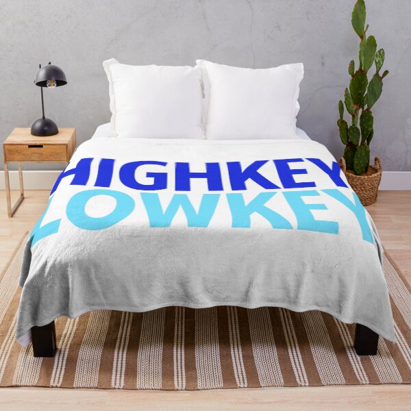 Item preview, Highkey Lowkey in Blue designed and sold by Memes N Lore .