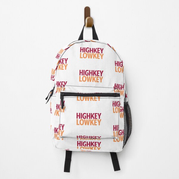 Item preview, Highkey Lowkey in Red and Orange designed and sold by Memes N Lore .