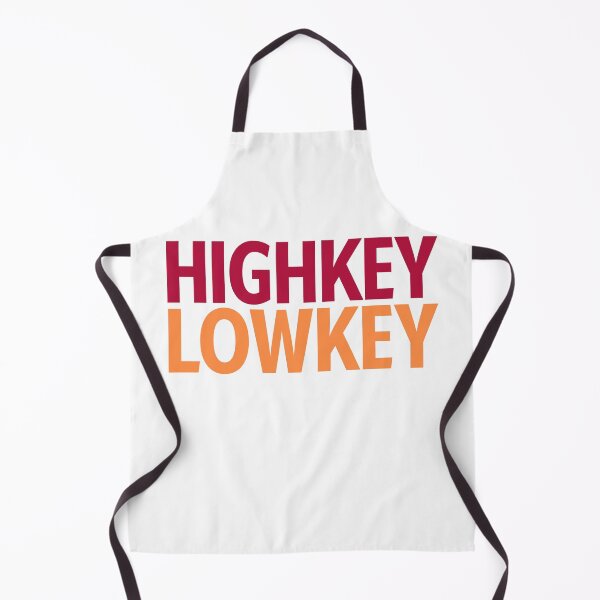 Item preview, Highkey Lowkey in Red and Orange designed and sold by Memes N Lore .