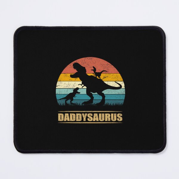 Item preview, Daddy Dinosaur Daddysaurus 2 Two Kids Funny Father's Day dad designed and sold by vzlqgspf64.