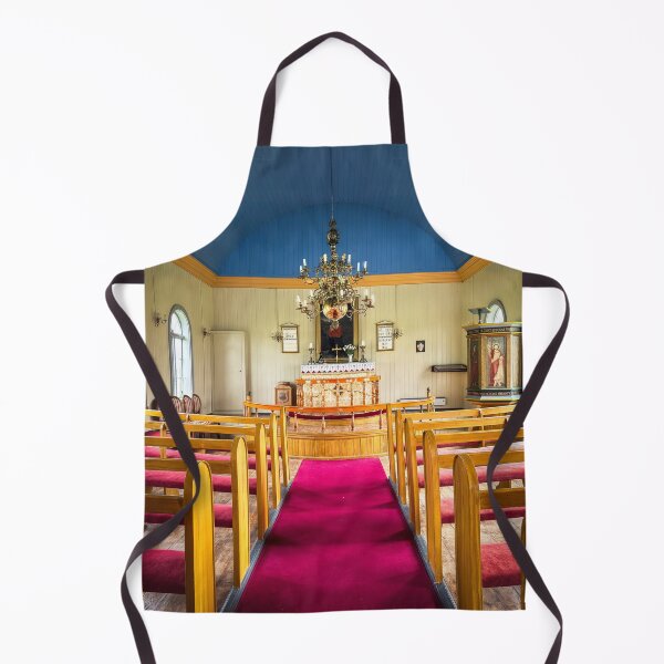 Item preview, Helgafellskirkja Quaint Church Interior designed and sold by Debra Martz.