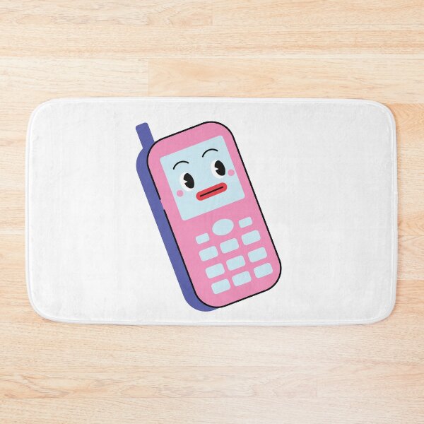 Item preview, Vintage Phone with Kawaii Face designed and sold by Antoine Dupuit.