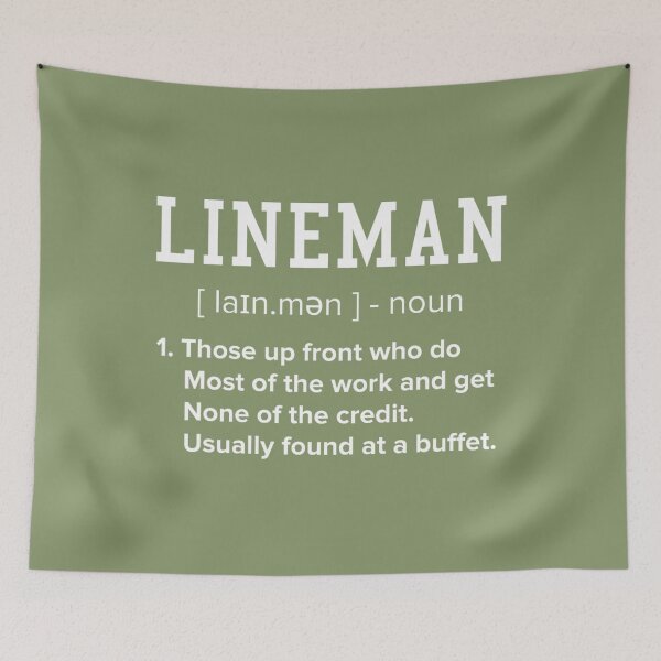 Item preview, Football lineman definition funny offensive lineman for 	 		 designed and sold by coneblxoms46.