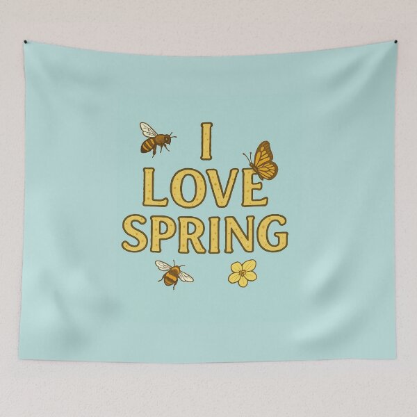 Item preview, I Love Spring – Bees, Butterflies & Bloom designed and sold by GeoWild Designs.