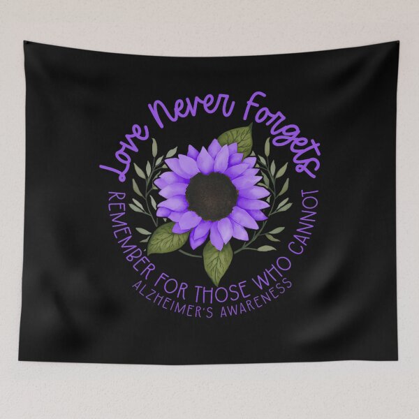Item preview, Alzheimer Awareness Tee for 	 and 	 Purple sunflower 		 designed and sold by gsjuzabfkar81.