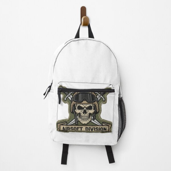 Item preview, Airsoft Division Embroidered Patch - Tactical Skull Morale Patch designed and sold by SupraShore.