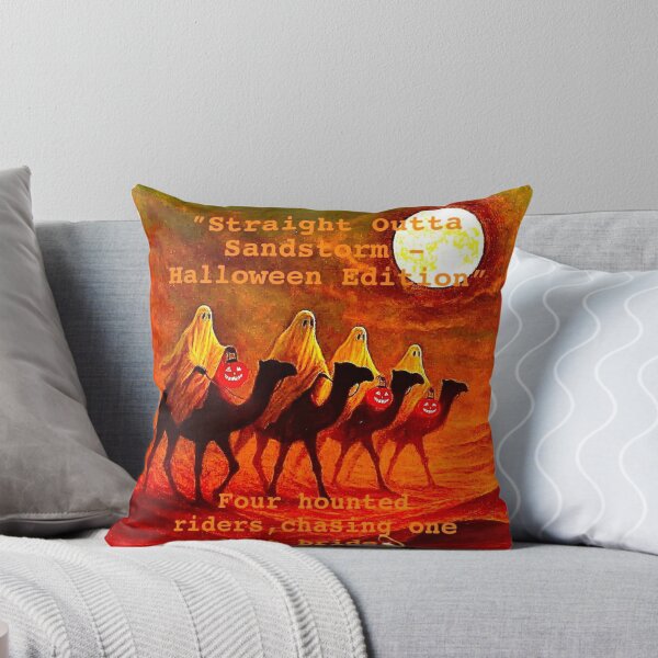 Item preview, Halloween Ghost Camel Caravan - Haunted Desert Riders designed and sold by SoulArtSara.