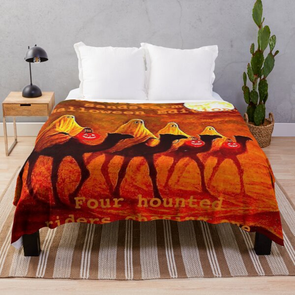 Item preview, Halloween Ghost Camel Caravan - Haunted Desert Riders designed and sold by SoulArtSara.
