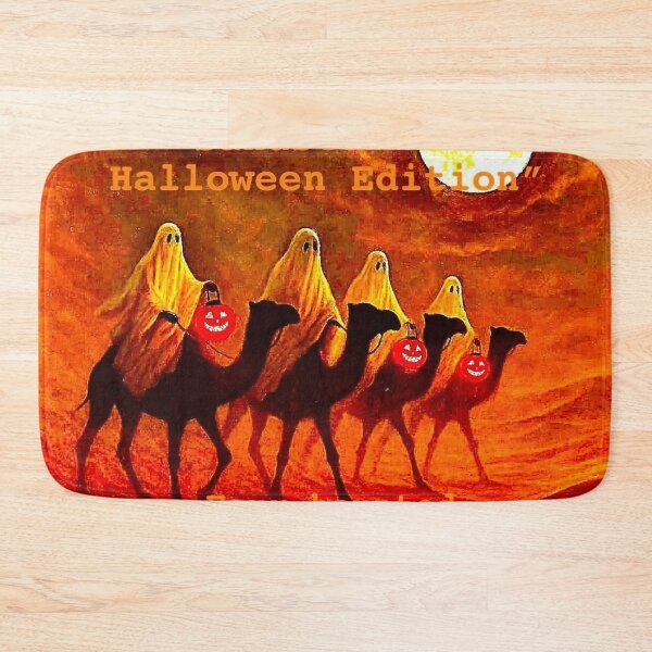 Item preview, Halloween Ghost Camel Caravan - Haunted Desert Riders designed and sold by SoulArtSara.