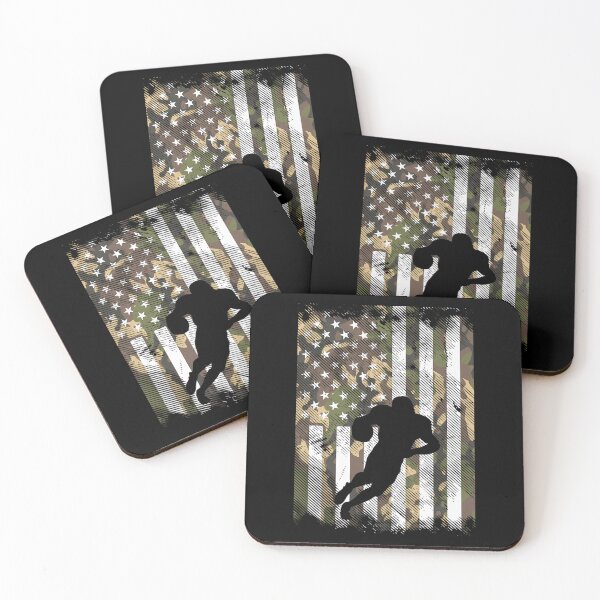 Item preview, Camo US Flag American Football Player Vintage Patriotic 		 designed and sold by cichhvenuu23.