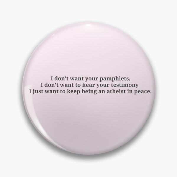 Item preview, I just want to keep being an atheist in peace designed and sold by Tea vee.