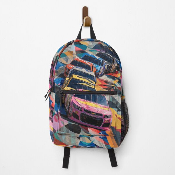 Item preview, Cars speeding around a track amidst geometric patterns Art Inspired By Nature And The Active Outdoors designed and sold by CDC40.