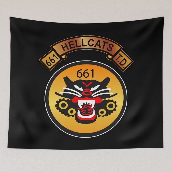 Item preview, Army - 661st Tank Destroyer Bn w Scroll designed and sold by Military Insignia Products.