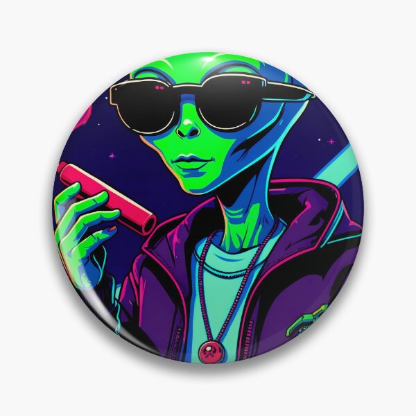 Item preview, Chill Alien in Space designed and sold by OrbitTrend.