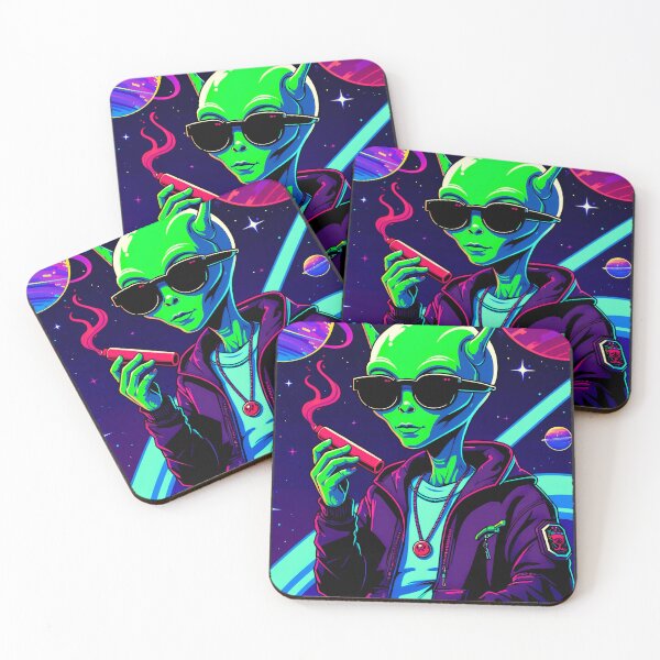 Item preview, Chill Alien in Space designed and sold by OrbitTrend.