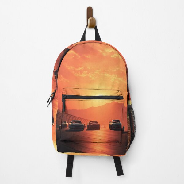 Item preview, Sunset gradient backdrop with NASCAR cars in motion Art Inspired By Nature And The Active Outdoors designed and sold by CDC40.