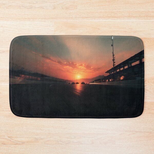 Item preview, Sunset gradient backdrop with NASCAR cars in motion Art Inspired By Nature And The Active Outdoors designed and sold by CDC40.