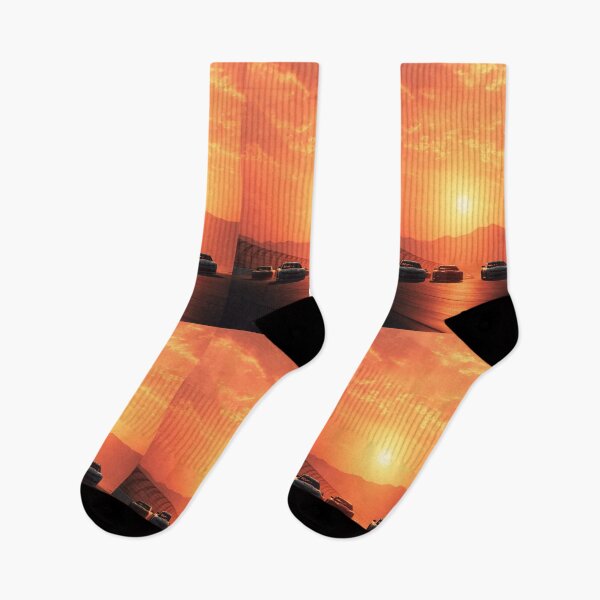 Item preview, Sunset gradient backdrop with NASCAR cars in motion Art Inspired By Nature And The Active Outdoors designed and sold by CDC40.