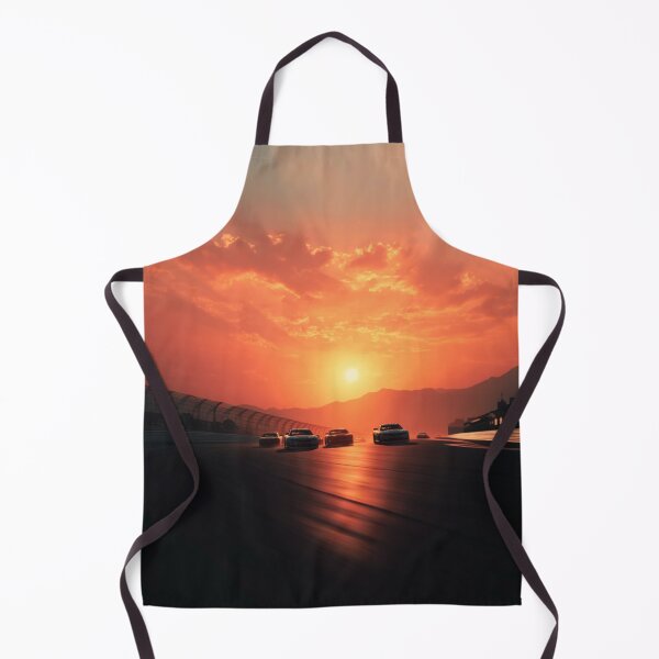 Item preview, Sunset gradient backdrop with NASCAR cars in motion Art Inspired By Nature And The Active Outdoors designed and sold by CDC40.