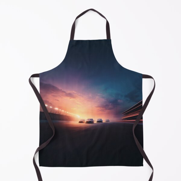 Item preview, Sunset gradient backdrop with NASCAR cars in motion Art Inspired By Nature And The Active Outdoors designed and sold by CDC40.