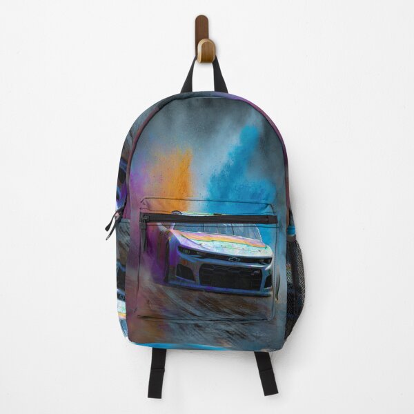Item preview, NASCAR car kicking up splashes of color during a race Art Inspired By Nature And The Active Outdoors designed and sold by CDC40.