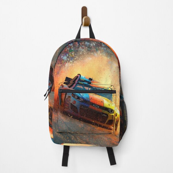 Item preview, NASCAR car kicking up splashes of color during a race Art Inspired By Nature And The Active Outdoors designed and sold by CDC40.