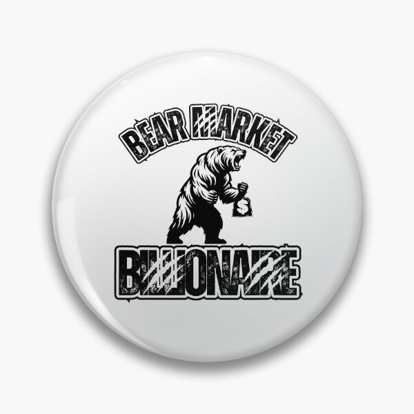 Item preview, Bear Market Billionaire™ Downturn Dominator Badge designed and sold by Compound Money.