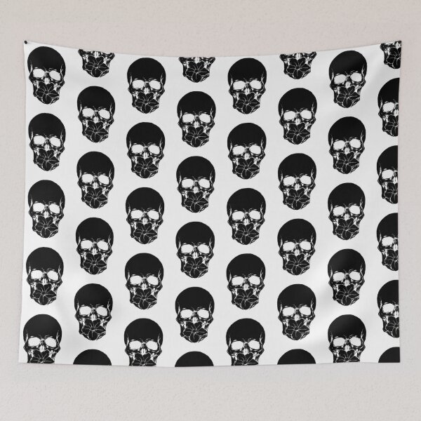 Item preview, Flower and skull designed and sold by barmalisiRTB.