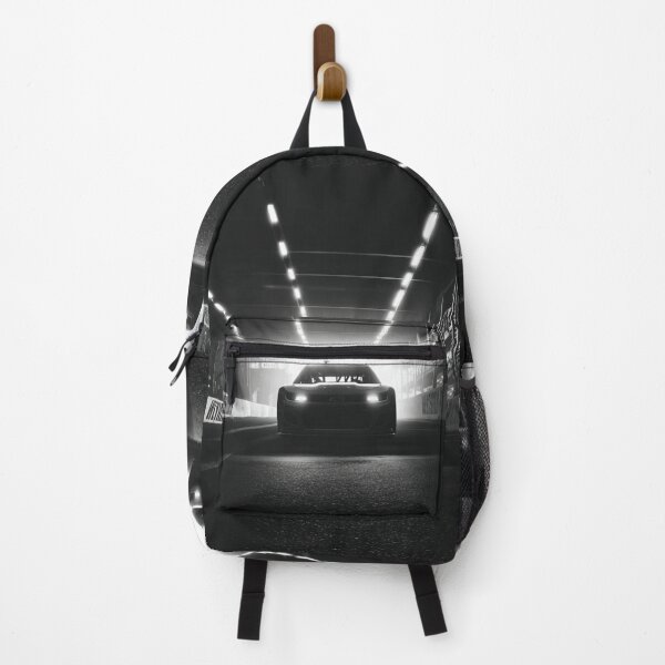 Item preview, Monochrome silhouette of a NASCAR car against a neon-lit track Art Inspired By Nature And The Active Outdoors designed and sold by CDC40.