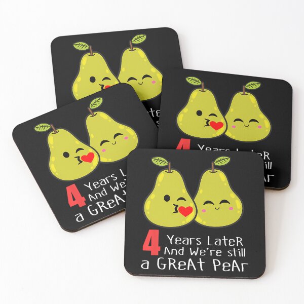 Item preview, 4th Wedding Anniversary 	 	 Funny Couples 		 designed and sold by ujtitbqplv3.