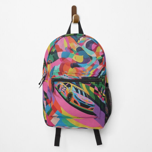 Item preview, Psychedelic twist on a NASCAR scene with bold colours and abstract shapes Art Inspired By Nature And The Active Outdoors designed and sold by CDC40.