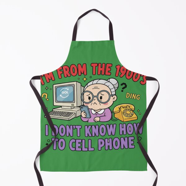 Item preview, Funny 1900’s Retro Meme | I Don’t Know How to Cell Phone Design designed and sold by TrackinDaTrends.