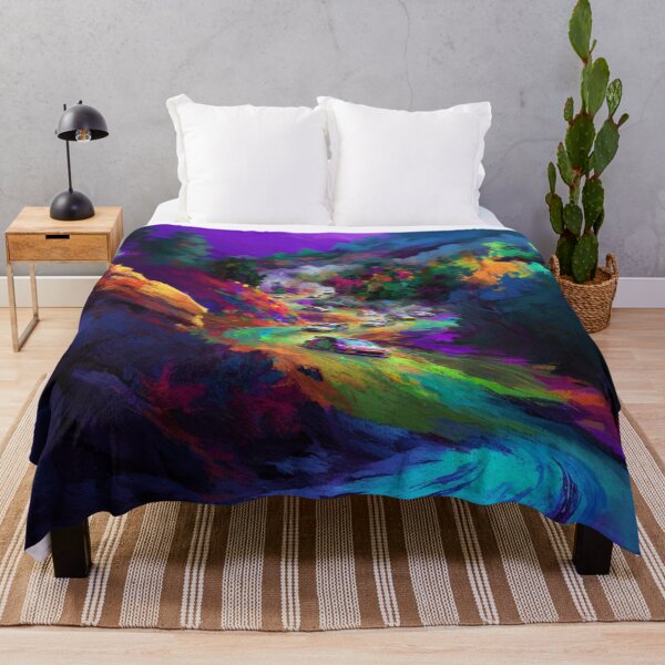 Item preview, Abstract depiction of rally cars racing through rough terrain with vibrant colours Art Inspired By Nature And The Active Outdoors designed and sold by CDC40.