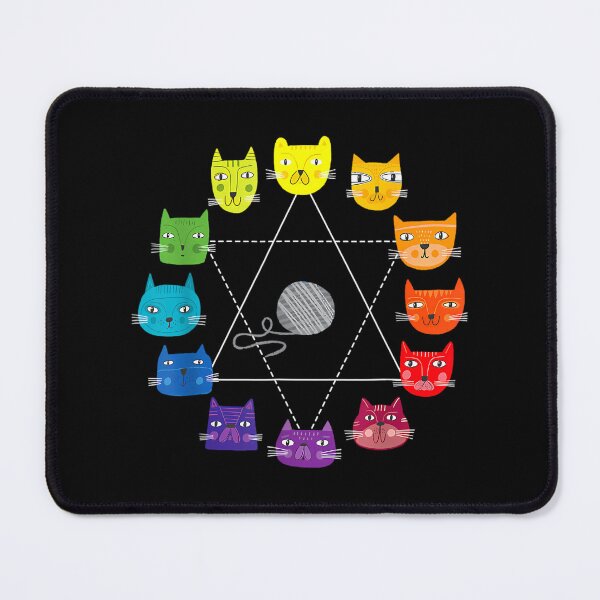 Item preview, Cat Themed Artist Color Wheel Educational Art Teacher designed and sold by ocneprpqv19.